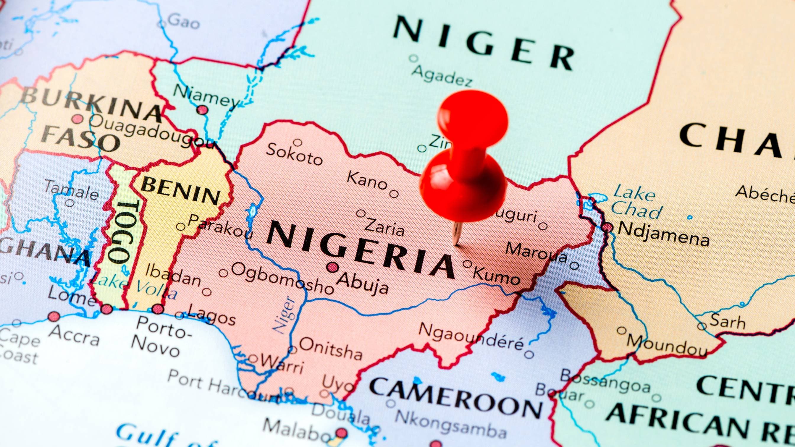 Geographic landscape of DNA testing activity across Nigeria